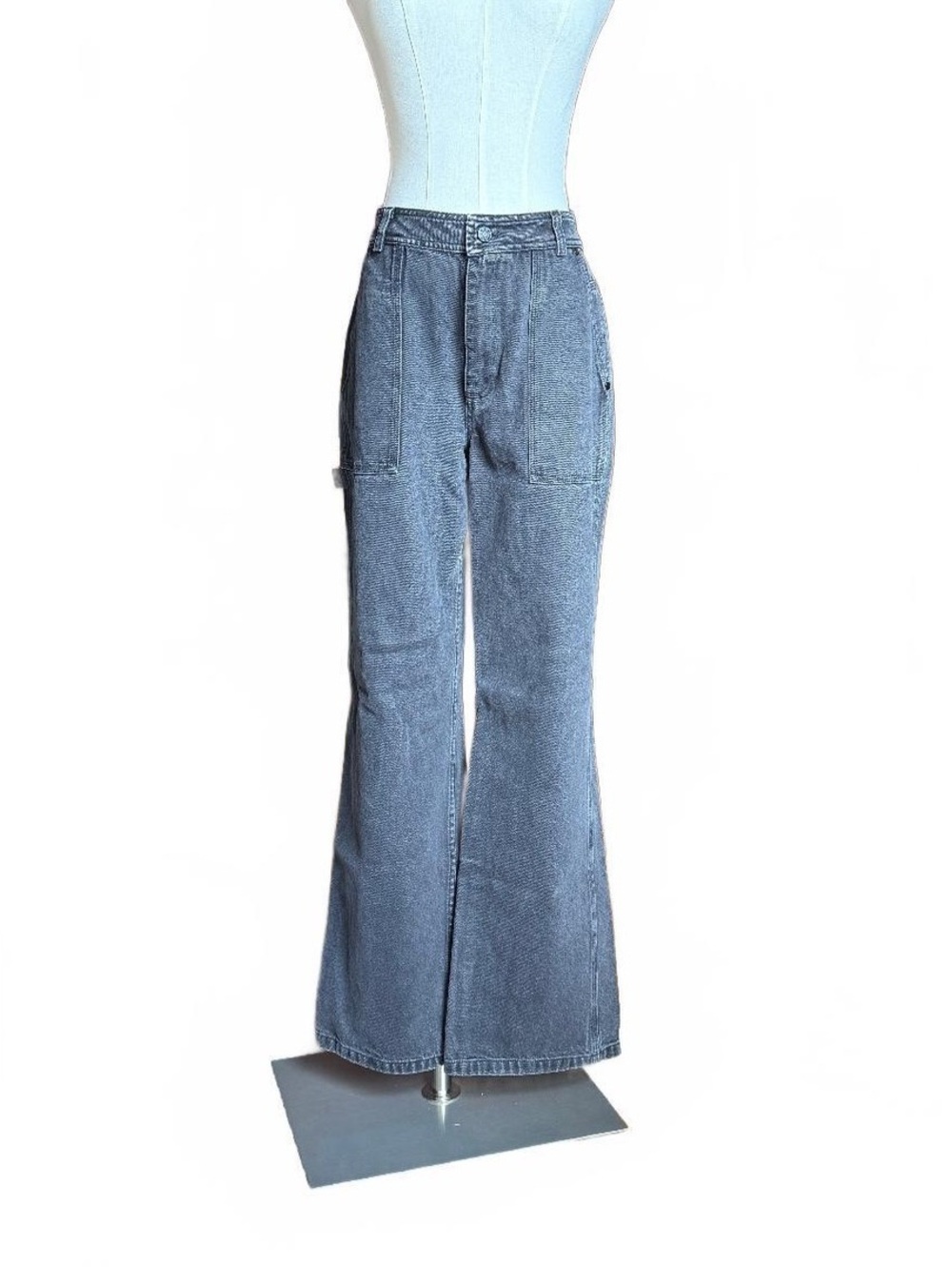 H2O Fagerholt Carpenter Jeans in Washed Black, Size M